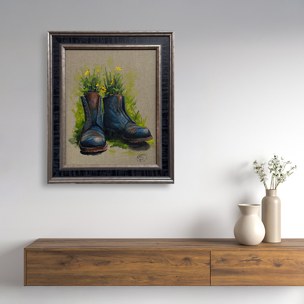 View of picture in situ